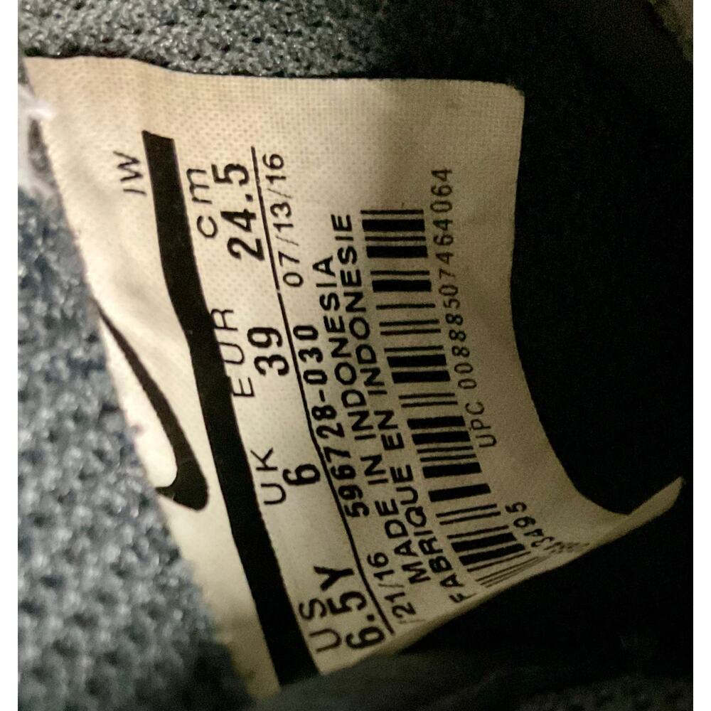 Air Force 1 'Dark Grey' 596728-030 Size 6.5 #227 - Picture 8 of 8